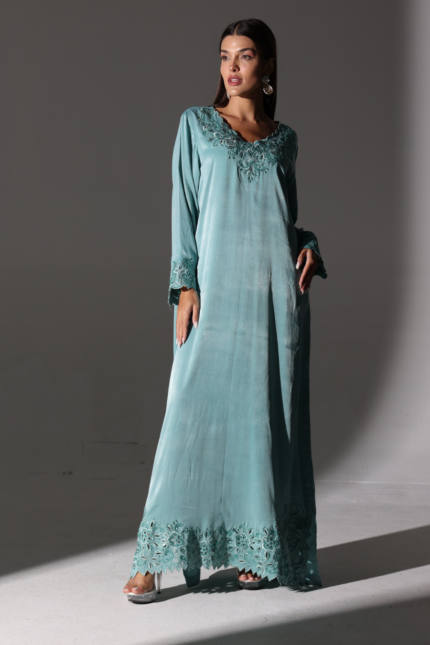 Powder Blue Kaftan