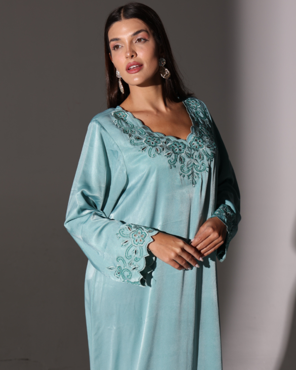 Powder Blue Kaftan